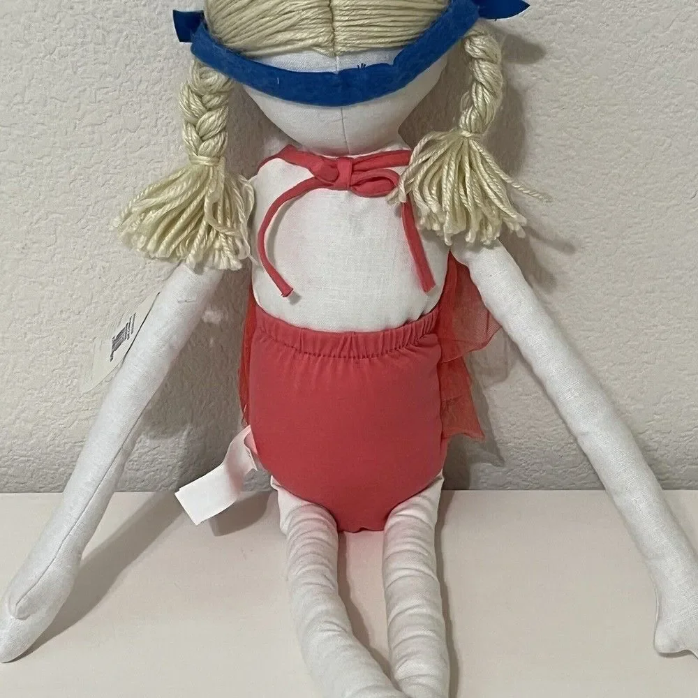 Pottery Barn Kids Designer Doll Manina Under the Sea Diver Snorkel Long Legs NWT